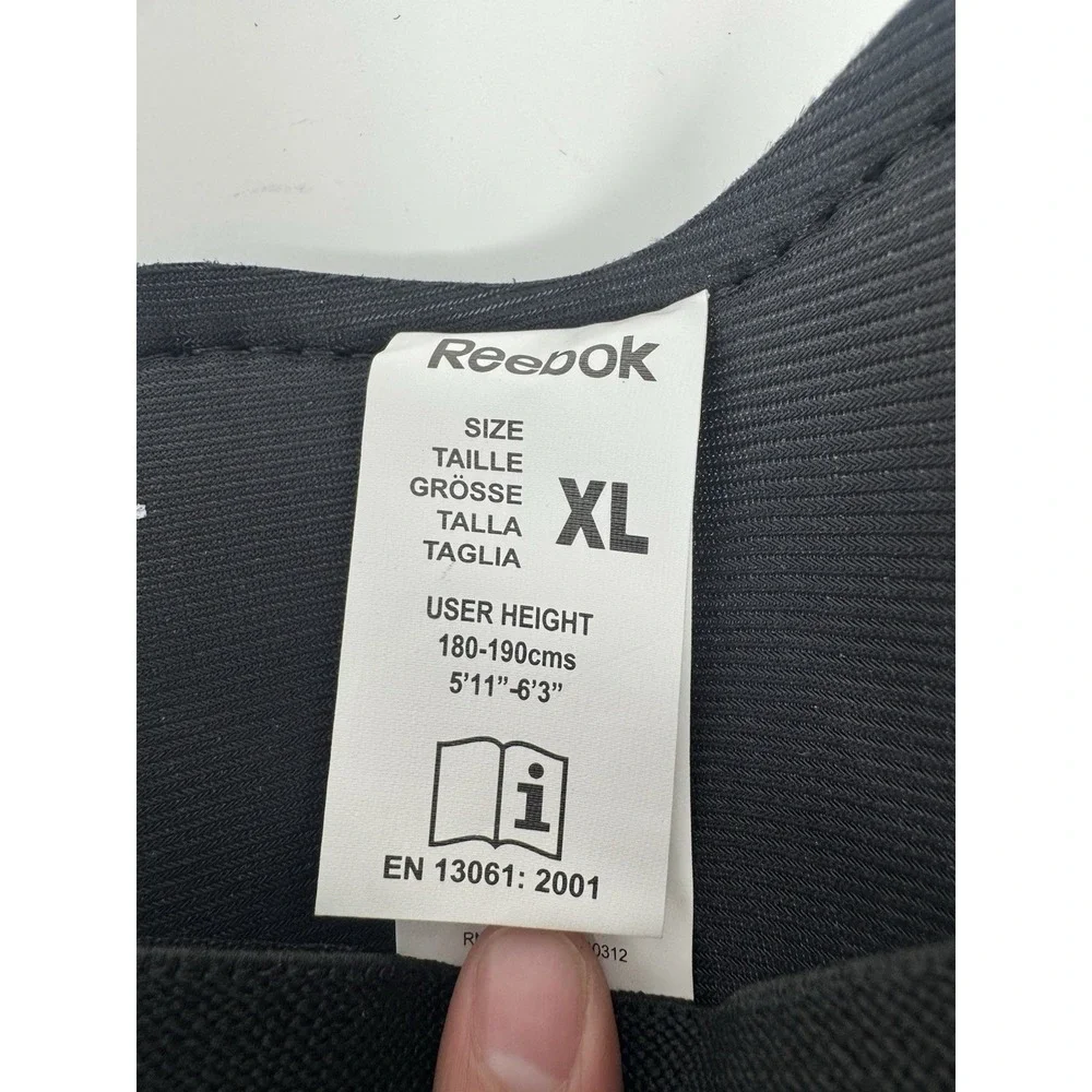 Reebok Men's Shinguards Size XL Black Integrity 500s Soccer